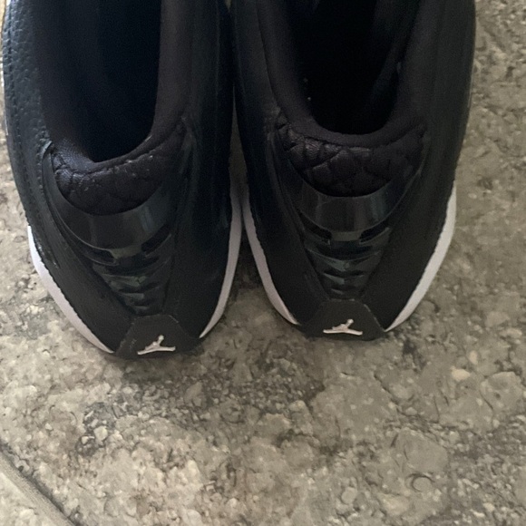 Jordan Black and Gold Athletic Shoes - Picture 3 of 3